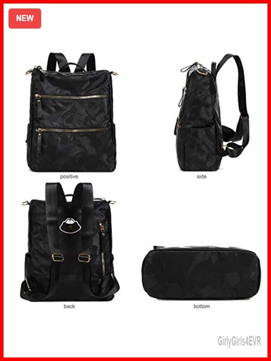 Nylon Fashion Backpack Purse Anti Theft Convertible Daypack main image 6